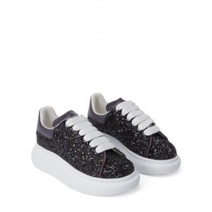 Alexander McQueen Kids Oversized Glitter Sneakers sz 29 / 11.5